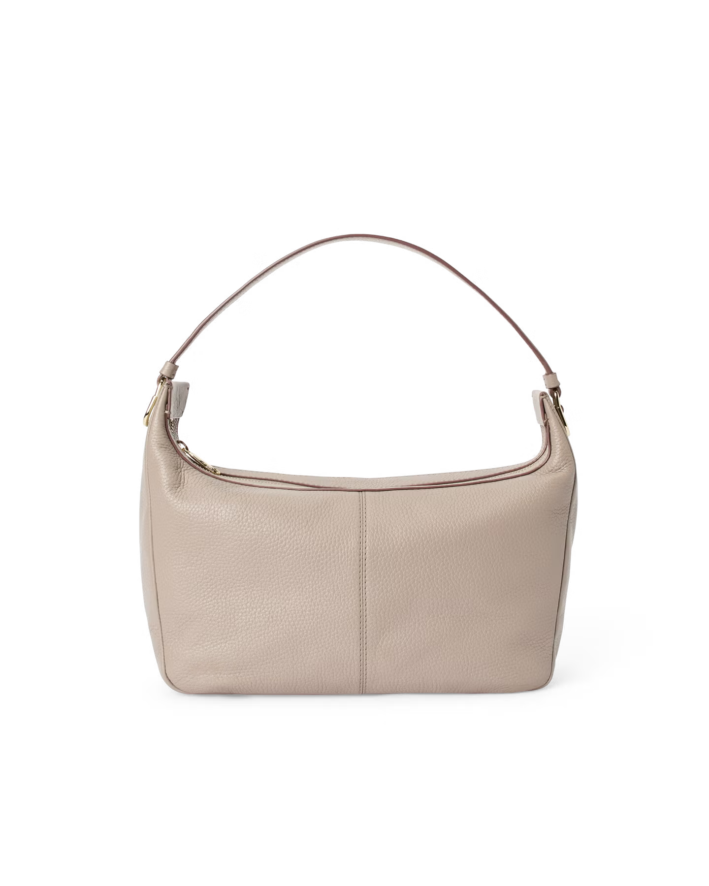 Small Pebbled Leather Hobo Bag Detachable Dual Strap Water Repellent Lining Daily Shoulder Crossbody Purse