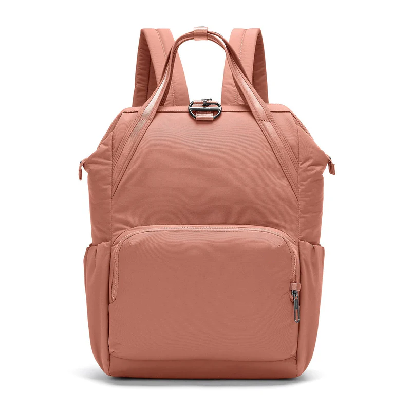 17L Regenerated Nylon Anti-Theft City Daypack Fits 16 Inch Laptop Chic Women Travel Backpack