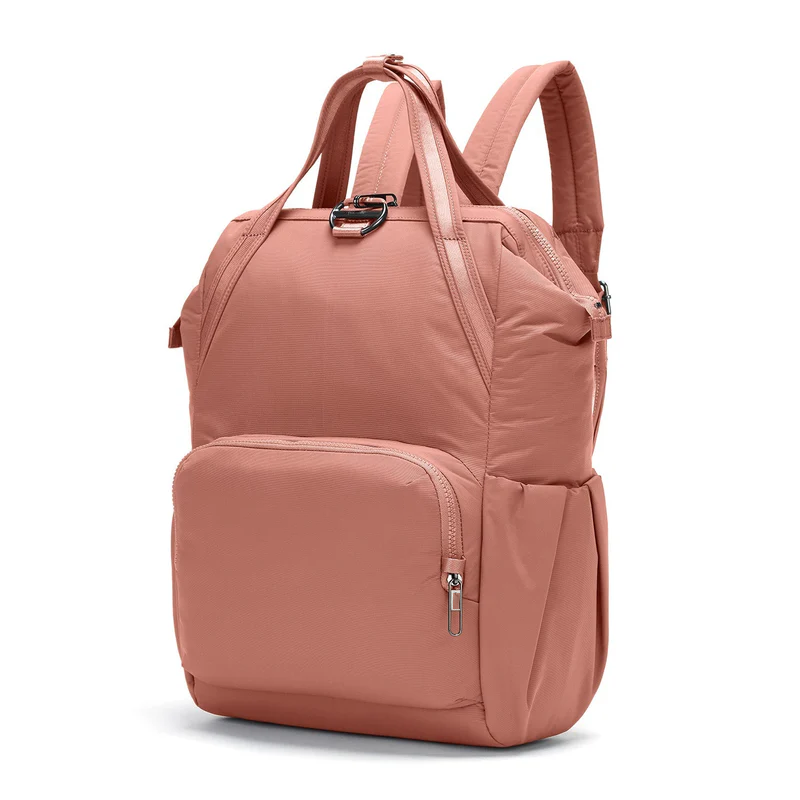 17L Regenerated Nylon Anti-Theft City Daypack Fits 16 Inch Laptop Chic Women Travel Backpack