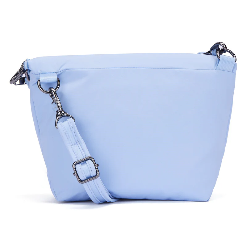 3L-5L Expandable ECONYL Regenerated Nylon Convertible Anti-Theft Crossbody Bag RFID Blocking Water Repellent Day & Night Shoulder Purse