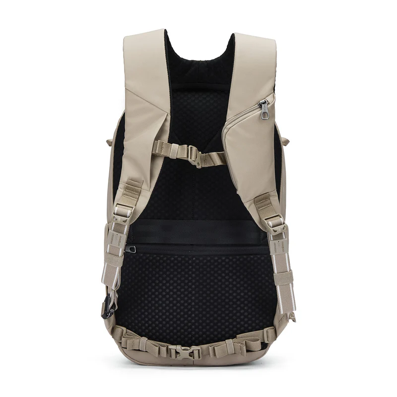 26L Anti-Theft Recycled Travel Daypack Fits 16 Inch Laptop PFC-Free Water Repellent Backpack