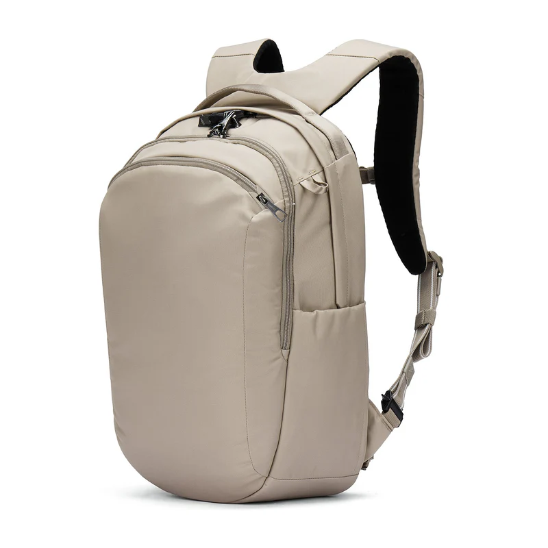 26L Anti-Theft Recycled Travel Daypack Fits 16 Inch Laptop PFC-Free Water Repellent Backpack