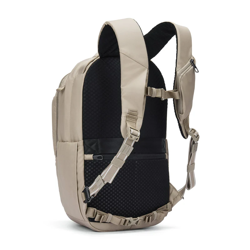 26L Anti-Theft Recycled Travel Daypack Fits 16 Inch Laptop PFC-Free Water Repellent Backpack