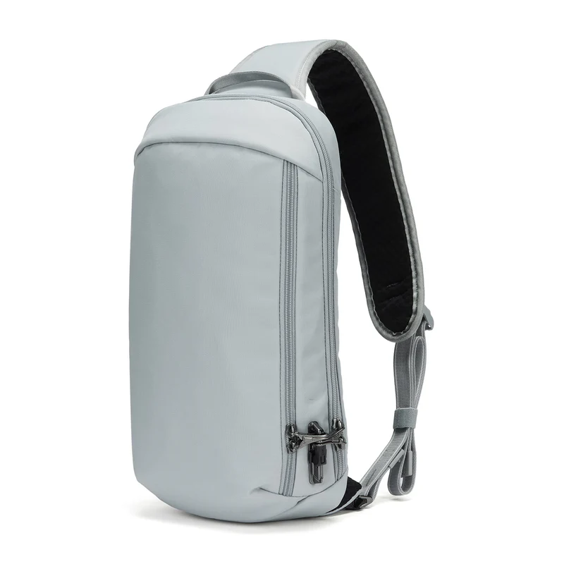 10L Recycled PET Anti-Theft Tech Sling Bag PFC-Free Water Repellent Crossbody Backpack