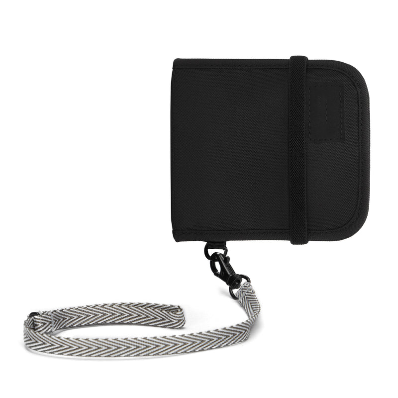 Recycled Polyester RFID Blocking Bifold Wallet 9 Card Slots Water Repellent Secure Travel Purse