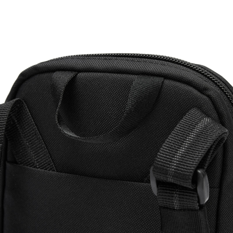 Recycled Polyester RFID Blocking Compact Travel Crossbody Bag Multi Slot Passport Phone Pouch