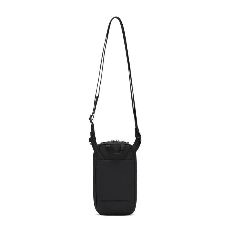 Recycled Polyester RFID Blocking Compact Travel Crossbody Bag Multi Slot Passport Phone Pouch