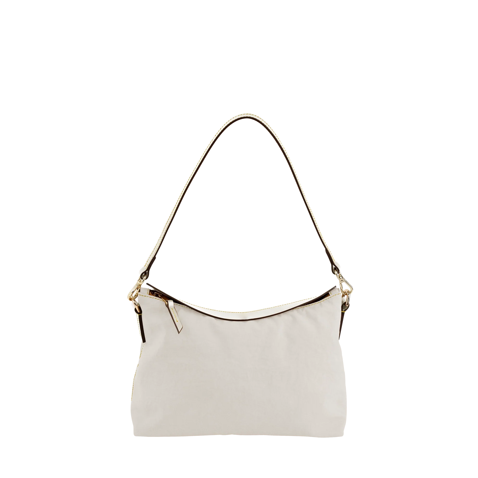 Ultra-Light Nylon Giulietta Hobo Bag Italian Leather Strap Multi-Pocket Minimalist Daily Shoulder Purse